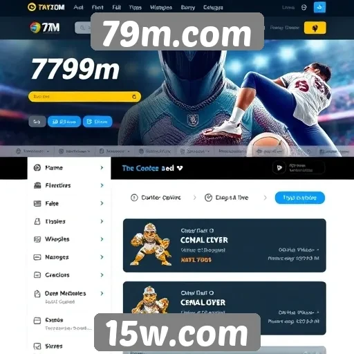 Análise da interface do usuário no 79m.com